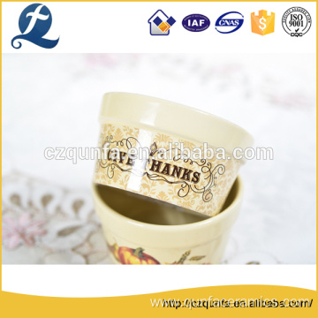 Wholesale price round bakeware ceramic ramekin